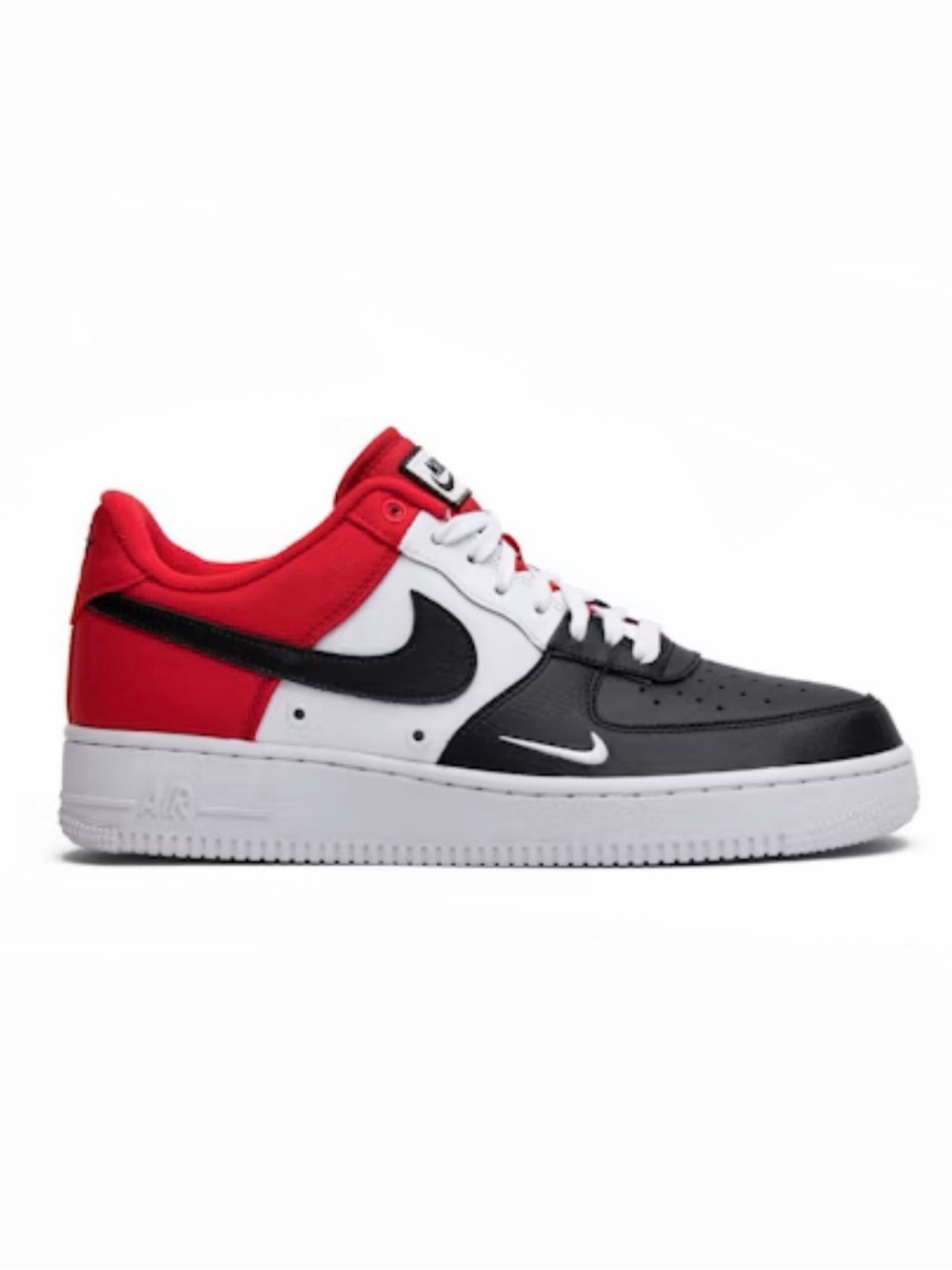 Nike Men’s Air Force 1 “Black Toe” - Black/Red/White